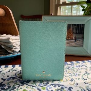 Kate Spade Robins Egg Blue RARE Grand Passport Holder! NWT!